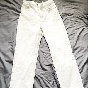 Zara white jeans